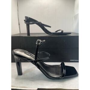 Nine West Womens WN Olah 3 Black Slingback Sandals Heels 6.5 Medium